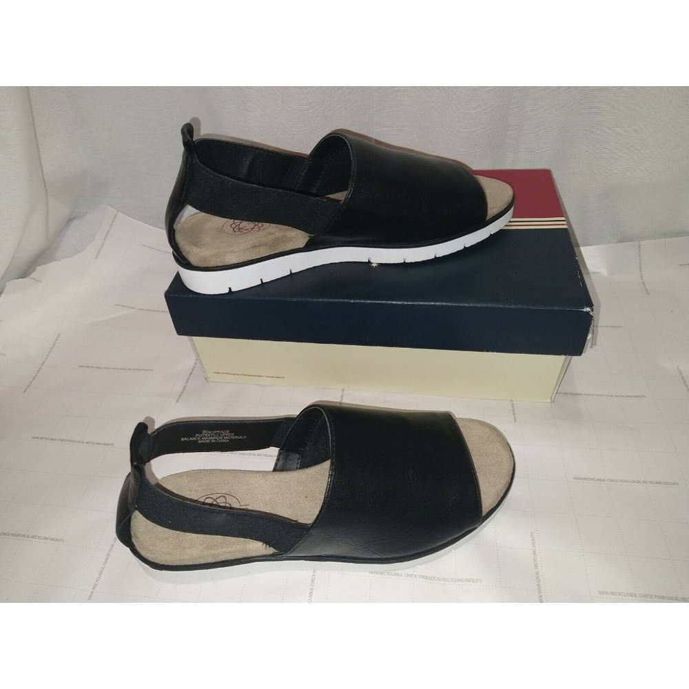Hocus Pocus Slip On Sandals Size 9.5 Black